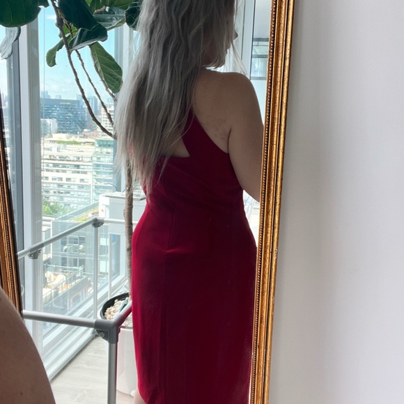 Calvin Klein Red Cocktail Dress - Picture 10 of 10
